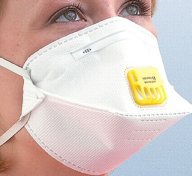 FFP2 Fold Flat Valved Dust/Mist Mask