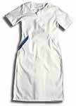 Diagonal Zip-Front Dress