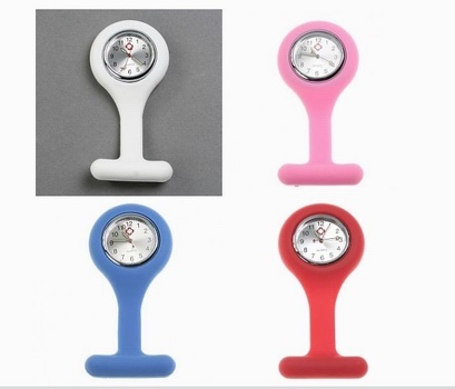 Gel/Silicone Nurse's Fob Watch