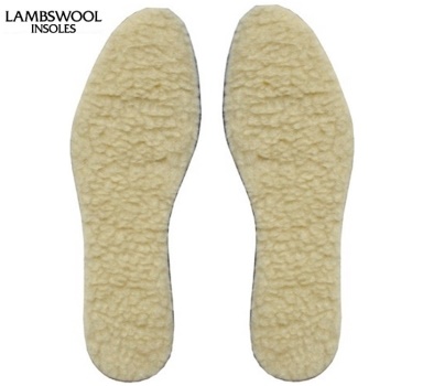 Lambs Wool Ladies' Winter Comfort Insoles Pair