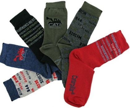 CAT Kids Sock 3 pair pack for small shoe sizes