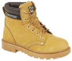Grafters 6 Eye Honey Nubuck Safety Boot IN VERY LARGE SIZES
